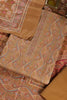 Fawn Color Pashmina Digital Printed Unstitched Suit Material