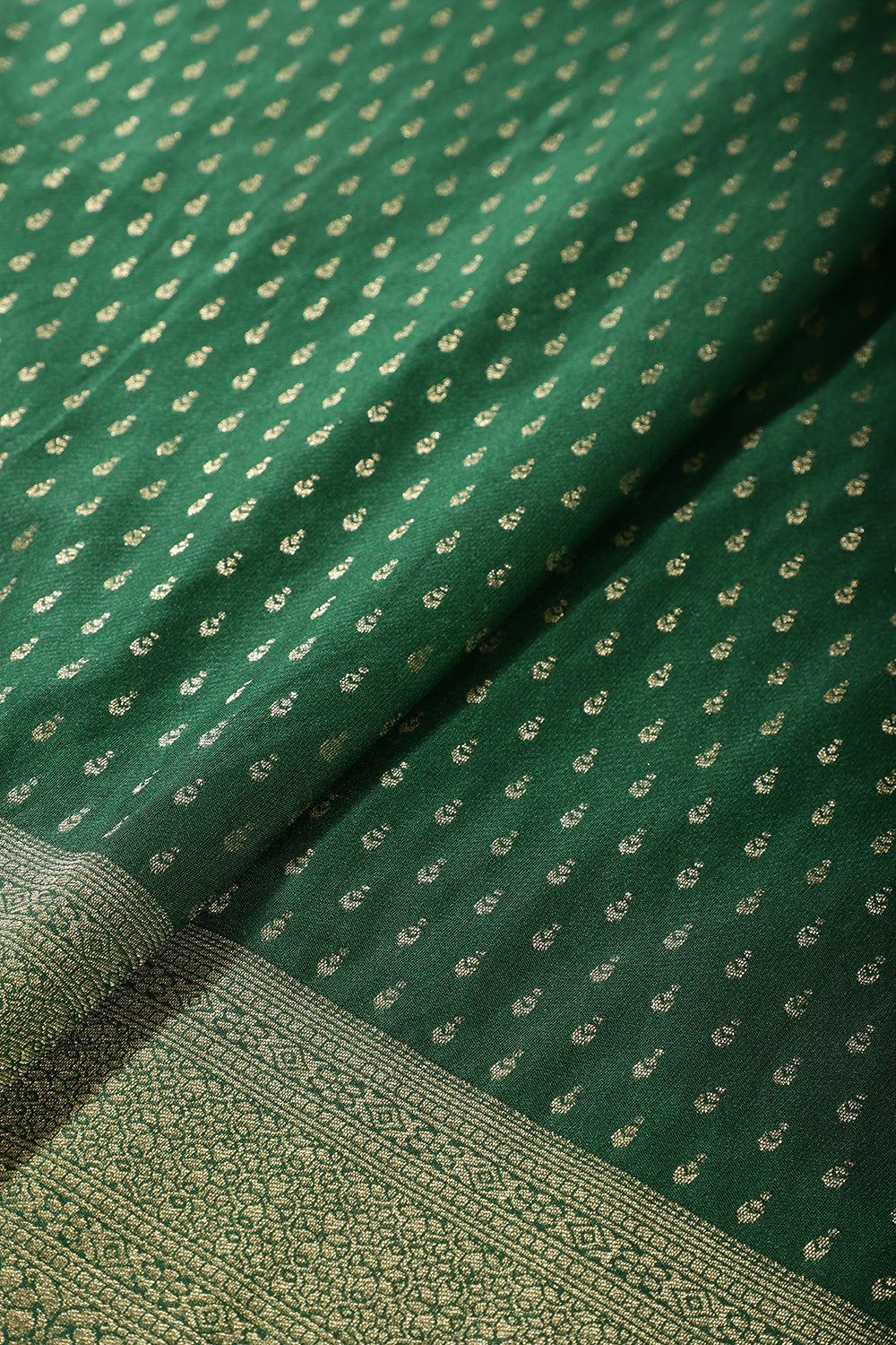 Green Colour Silk Zari Woven Saree