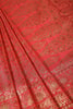 Persian Red Colour South Silk Heavy Woven Saree