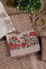 Tan Tussar Cotton Printed And Floral Embroidered Unstiched Suit Material