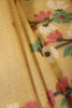 Beige Color Chanderi Cotton Resham Woven Saree