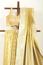 Gold Silk Woven Saree