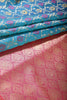 Blue Color Cotton Silk Woven Saree