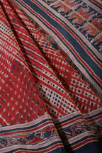 Maroon Color Crepe Printed Saree