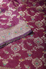 Wine Colour Banarasi Silk Woven Saree