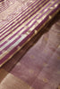Wine Cotton Silk Zari Woven Saree