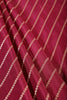Wine Modal Silk Saree with Zari Pinstripes