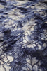 Navy Color Chiffon Floral Printed Saree