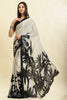 Pista Printed Crepe Silk Saree