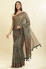 Sage Green Cotton Silk Printed Saree