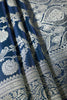 Blue Zari Woven Banarasi Silk Saree