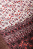 Mauve & Red Colour Floral Printed Cotton Silk Saree