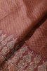Brown Color Cotton Printed Saree