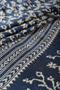 Navy Color Cotton Silk Printed Saree