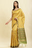 Mustard Cotton Silk Resham Woven Saree