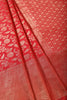 Red Lightweight Banarasi Silk Weaving Saree