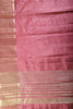 Dusty Mauve Cotton Silk Woven Saree