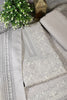 Light Grey Digital Printed Pashmina Unstitched Suit Material