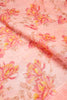 Baby Pink Color Floral Printed Chiffon Saree