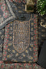 Grey Muslin Printed Unstitched Suit Fabric