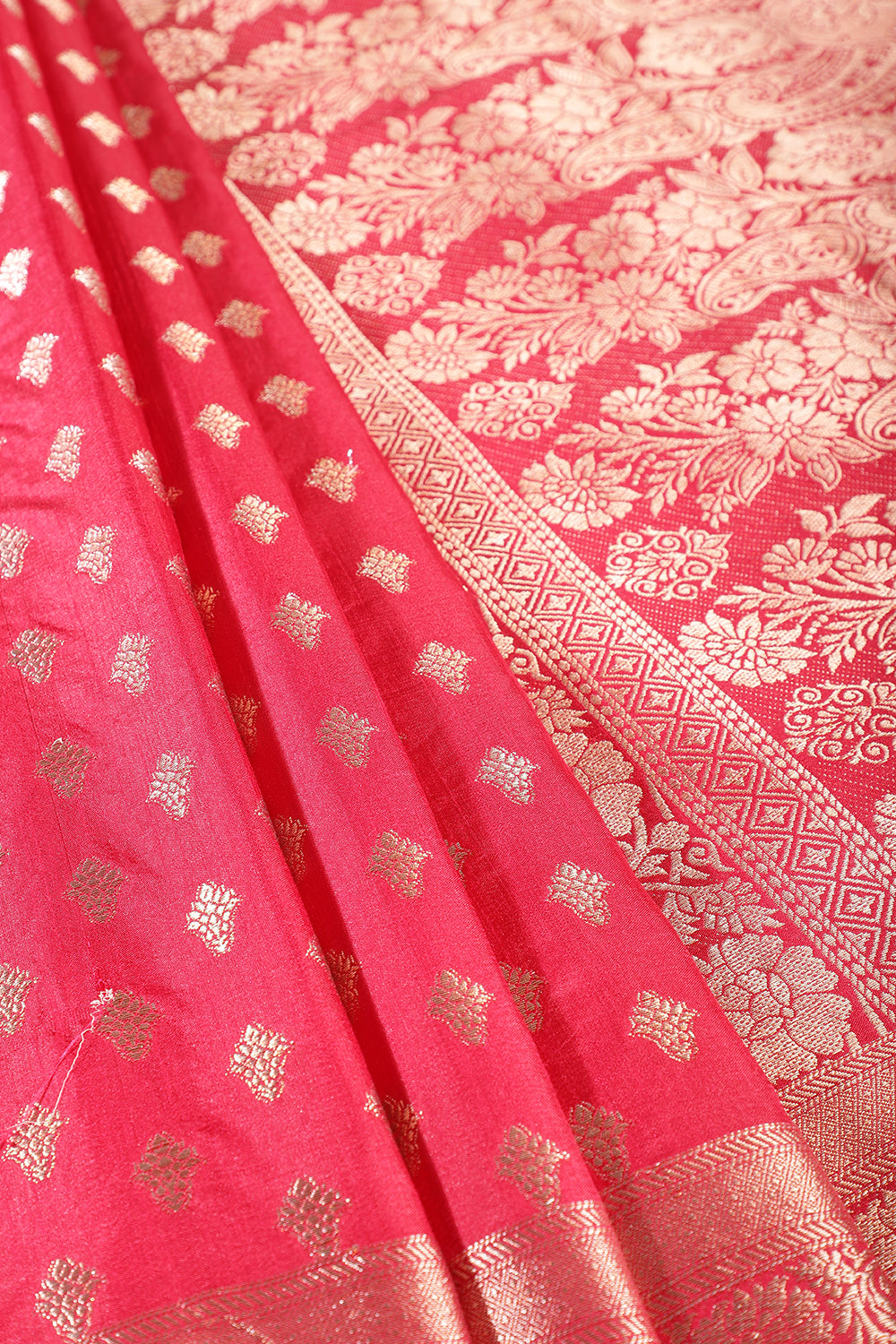 Silk Zari Buta Woven Sarees