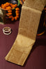 Tussar Color Kanjivaram Pure Silk Handloom Zari Saree with Temple Motifs