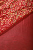 Maroon Color Chiffon Floral Zari Border Printed Saree