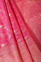 Rani Floral Zaal Woven Silk Banarasi Saree