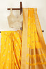 Mustard Color South Silk Zari Woven Saree