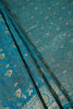 Dark Aqua Colour Zari Woven South Silk Saree