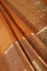 Mustard Cotton Silk Woven Saree
