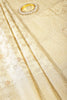 Cream Floral Zaal Woven Silk Banarasi Saree