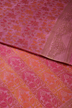Mauve Color Tussar Woven Silk Saree