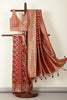 Maroon Silk Resham & Zari Woven Saree