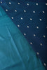 Nile Blue Banarsi Silk Zari Woven Saree