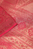 Cherry Colour Silk Zari Woven Saree