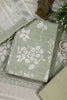 Green Color Printed Linen Cotton Unstitched Suits