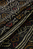Black Color Chiffon Bandhani Printed Saree