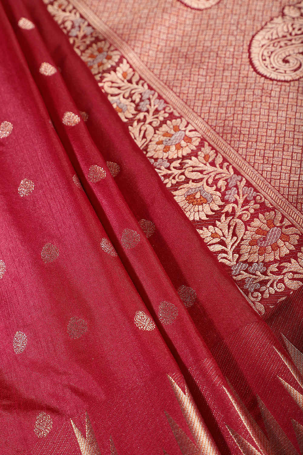 Silk Buta Woven Sarees