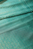 Teal Color South Silk Zari Woven Saree