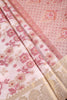 Cream Color Tussar Woven Silk Saree