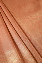 Peach Color South Silk Zari Woven Saree