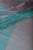 Teal Cotton Silk Resham & Zari Woven Saree