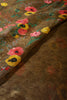 Light Brown Color Floral Printed Chiffon Saree