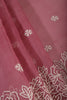 Light Maroon Tissue Resham Embroidered Saree