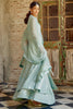 Mint Green Color Georgette Embroidered Suit with Skirt