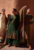 Green Color Pashmina Printed Unstitched Suit Material