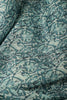 Teal Abstract Printed Chanderi Cotton Saree