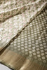 Sage Green Color Cotton Silk Abstract Printed Saree