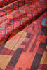 Navy Printed Tussar Silk Saree